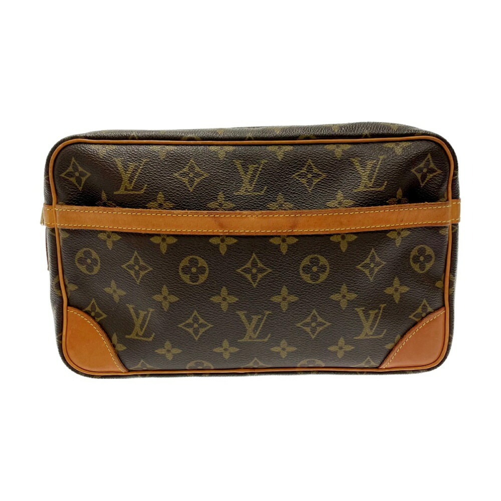 LOUIS VUITTON Monogram Compiegne Shoulder Bag Brown